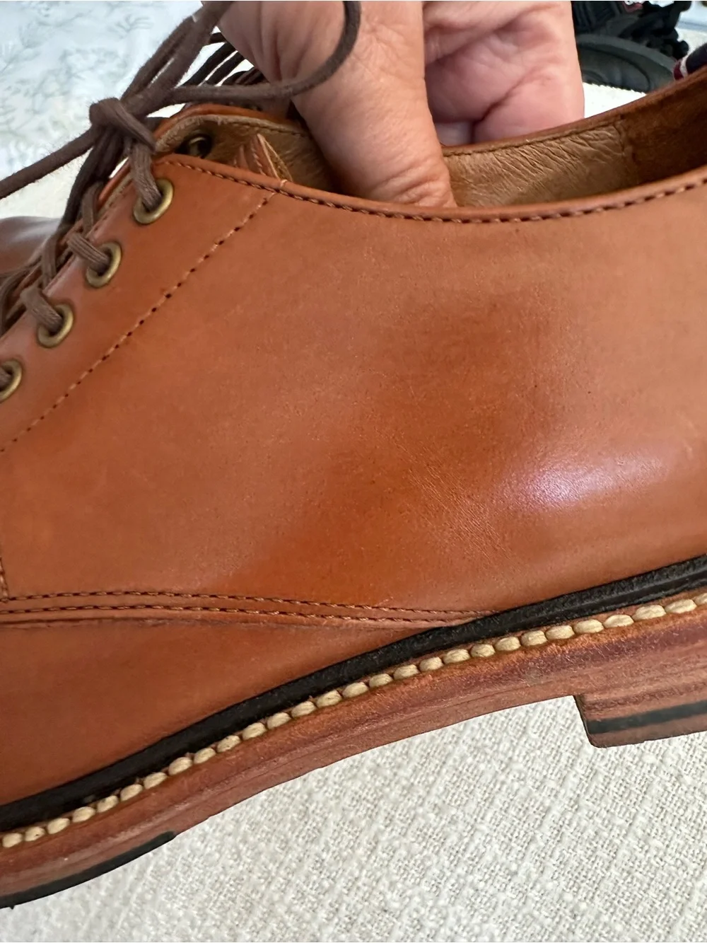 J. Crew Brown Leather Derby Shoes